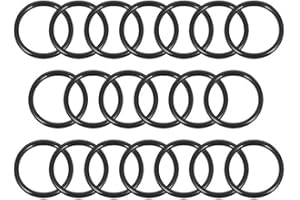 sourcing map 20 Stück O Ring Dichtung 3 mm x 5 mm x 1 mm Metrische Nitrilkautschuk Dichtungsringe Gummi für Sahnespender Poolpumpe Schnellkupplung Umfülladapter Wasserschlauch