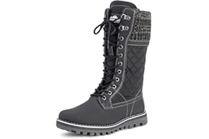 Polar Womens Snow Durable Outdoor Thermal Winter Warm Waterproof Mid Calf Boot