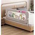 Moppets Bed Rails for Baby Safety/Bed Side Protactor Guard from Falling with Instant Set up, 14 Level Hight Adjustment & Easy to Fold - (1.8 Meter/ 6FT) (2)