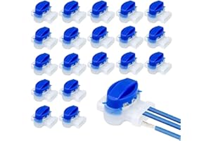 WILLINGOOD 20 Stück Kabelverbinder, Cable Connectors Anschlussklemmen Kabelklemmen 314 Kabel Verbinder für Automower Rasenmäher Mähroboter von Husqvarna & Gardena, Wasserabweisend, Aus ABS Material