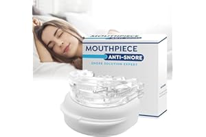 NAVESO Dispositivos Anti Ronquidos, Antironquidos Para Dormir, Ferula Antironquidos, Solución Antironquidos Ronquidos, Ajustable Protector Bucal Prevención Contra el Rechinar de Dientes Ronquidos