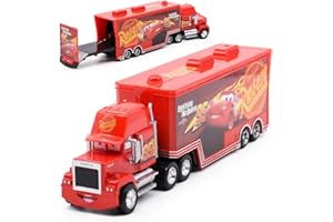 Mc-Queen Giocattolo Veicoli CBOSNF Veicolo M-ack Autotrasportatore Lightning Mc-Queen Modello Cars Macchinine, Cars Giocattoli,Modellini di Auto in Lega Regali Compleanno per Bambini