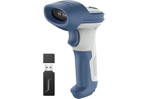 ‎INATECK Inateck Wireless Barcode Scanner 2D, Bluetooth 5.0, 2.4Ghz Barcode Reader, QR Code Scanner, liest von Bildschirmen, BCST-73