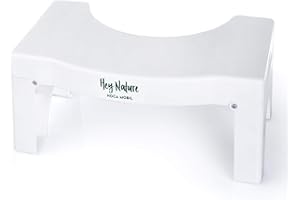 ‎HEY NATURE HOCA Mobil Toilettenhocker klappbar gegen Hämorrhoiden, Verstopfung, Reizdarm – Immunsystem stärken mit gesundem Darm – schnellere Darmentleerung, Darmreinigung in der Hocke, natürliches Abführmittel