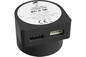 CHRISTIAN'S TECHNIK SHOP Christians Technikshop WiFi IR SMI V32 – WLAN IR-Lesekopf für Smart Meter (digitale Stromzähler), SML kompatibel, ESP32 mit Tasmota, Smart Home Integration via MQTT, Home Assistant & ioBroker