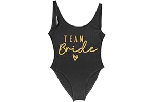 LXURY Bikini Triangolo Donna Team Bride One-Piece Costume da Bagno Squad Donne Costume da Bagno del Partito Bachelorette Costume da Bagno Estivo Beachwear Costume da Bagno