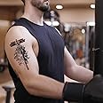 Shiv Trishul Damru Eye Mix Temporary Body Tattoo Men and Women Waterproof