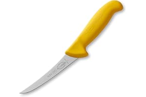 F. DICK ErgoGrip 82981131-02 - Cuchillo de deshuesar, flexible (cuchillo con hoja de 13 cm, acero X55CrMo14, acero inoxidable, 56° HRC)
