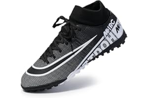 IFIKK Chaussures De Football Unisexes pour Hommes, Chaussures De Football pour Enfants Chaussures De Football Professionnelles en Plein Air