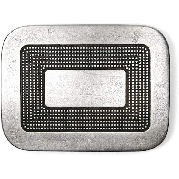VaModa Boucle De Ceinture 'Script' Or 4cm - Boucle Interchangeable Pour Ceinture Homme/Femme