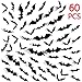 Produktbild Tuopuda Halloween Wandtattoo Fledermaus Wandsticker Halloween Party Dekoration DIY Home Deko Wandaufkleber 3D Fledermäuse 60 pcs