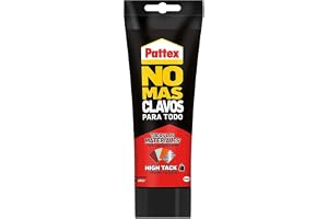 Pattex Inga fler naglar för alla HighTack, monteringslim mot extrema temperaturer, starkt lim på våta ytor, vitt lim, 1 rör x 340 g