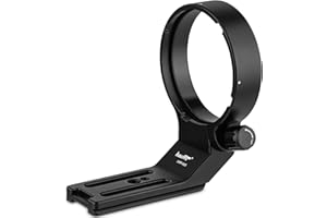 Haoge LMR-N25 Lens Collar Foot Tripod Mount Ring for Nikon AF-S Nikkor 200-500mm f/5.6E ED VR Lens Built-in Arca Swiss Type Quick Release Plate