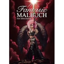 Fantasie Malbuch Für Erwachsene – 50 Motive Mit Feen, Elfen, Drachen & Mythischen Wesen Zum Entspannen & Ausmalen