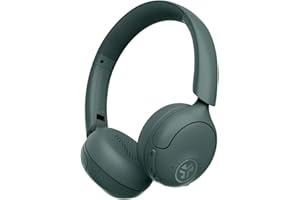 JLab Go Lux ANC Cuffie Wireless On Ear con Cancellazione Attiva del Rumore - 70+ Ore di Autonomia, Microfono Integrato, Connessione Multipla Bluetooth e Audio Spaziale, Salvia