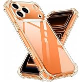 Apple iPhone 17 Pro ile Uyumlu Kamera Korumalı Airbag Antishock K&ouml;şe Korumalı Şeffaf Silikon Kılıf