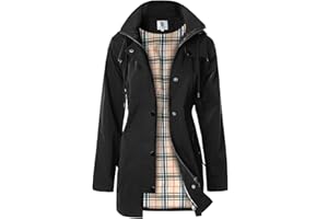 SaphiRose PONCHO Regenjacke Damen Wasserdicht Übergangsjacke Lang mit Atmungsaktiv Futter Regenmantel Windbreaker Softshelljacke Kapuze Leicht für Frühling Sommer und Herbst