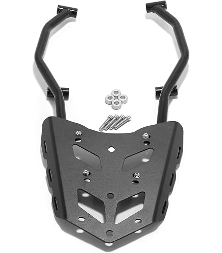 Portapacchi Posteriore GP Kompozit Per MT-25 / MT-03 2017-2023 – Alluminio E Ferro – Nero – Per Bauletto E Passeggero