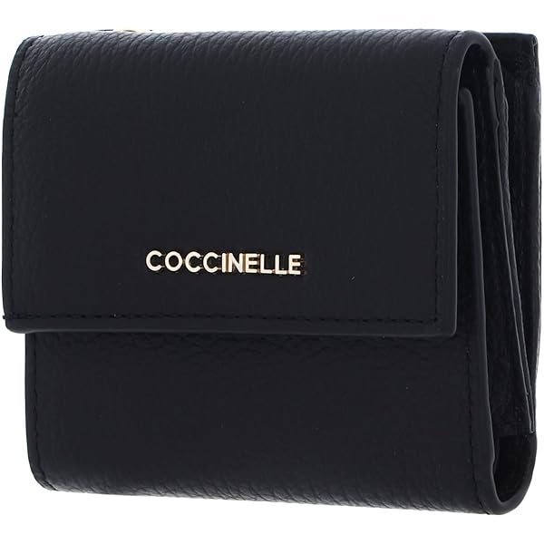 Portafoglio Metallizzato Metallic Soft Mini Nero Design