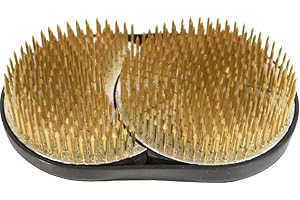 meindekoartikel KENZAN Steckigel Blumenigel Ikebana // 454 Messing-Nadeln // Super einfach Blumengestecke und Blumenarrangements selber Machen (Kenzan Sun and Moon)