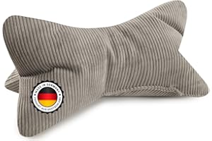 ‎BONVIONN Selma Reading Bone Cord Look Ergonomic Shape for Neck or Lumbar Support Flexible Support for Books, E-Books or Tablets (Grey)