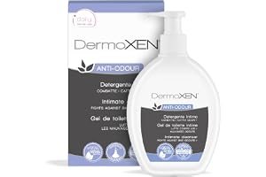 DermoXEN Anti-ODOUR Intimtvätt Gel för Kvinnor | Hjälper till att Minska Oönskad Lukt | pH-balanserad Intimrengöring med Citron & Melissa | Skonsam Daglig Hygien