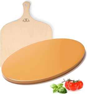 Pietra Refrattaria Per Pizza Da Forno Elettrico Cucina Casa Piastra Rotonda  Pizza Ceramica Pane Con Pala Per Pizza Legno Corta Professionale :  Amazon.it: Casa e cucina