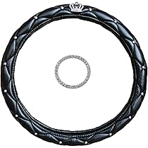 Coprivolante Auto In Similpelle Rosa Con Corona - Comfort E Sicurezza Per Guida - Foto 10