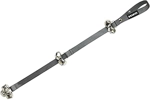 ME & MY PETS Me and My Pets Dog/Puppy Toilet Training Bells - Hangs from Door - Grey