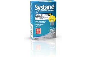 Alcon Systane Hydration Preservative-Free Lubricant Eye Drops 30ct Vials, 30 Count