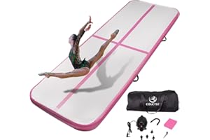 TUMBLINGMATS Air Gymnastics Track Tumbling Mat - Inflatable Training Mat With Pump for Home Use
