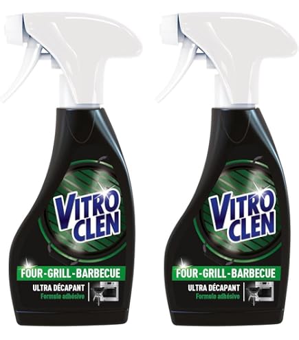 Lot De 2 Sprays Vitroclen Nettoyant Ultra Décapant Pour Four Et Grill - Nettoyant Cuisine