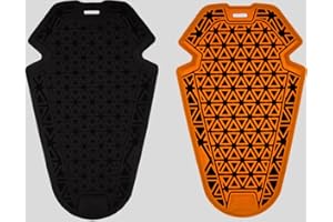 Rokker D3O Ghost K/E Knie-/Ellenbogenprotektoren (Orange/Black,One Size)