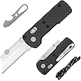 OKNIFE Otacle U1 Folding Pocket Utility Knife, Quick Change Box Cutter with Rail Lock, EDC Razor Knife with Pocket Clip for Office, Factory