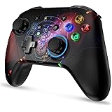 REDSTORM Controller for Nintendo Switch, Bluetooth Gaming Gamepad Joystick Joypad, Turbo/Dual Shock Vibration / 6-Axis, Compa