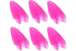 Hoerev Juggling Danse des Foulards Lot de 6 (40cmx40cm),6 Rose