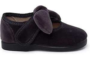 Pisamonas Merceditas niña Lazo Terciopelo Cierre adherente