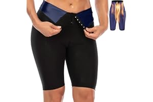 Merlvida Pantalon de Sudation Femmes Sauna Leggings Anti Cellulite Taille Haute Legging Sport Push Up Femme Accélérer Transpiration Compression Pantalon Minceur Effet Sauna pour Jogging Fitness Yoga