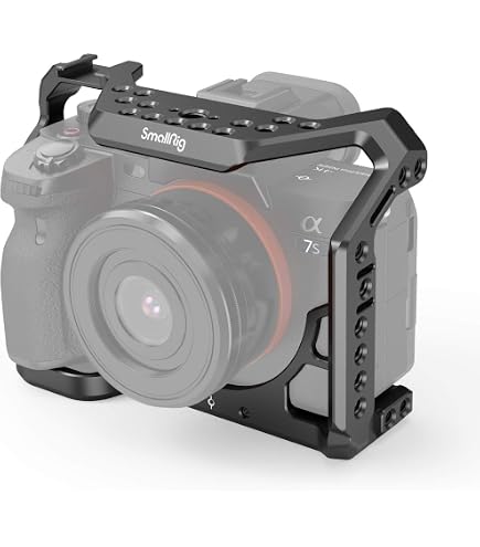 Cage En Alliage Aluminium Pour Sony Alpha 7 IV - Support Froid, Vis 1/4 Et 3/8, Accès Complet Aux Commandes