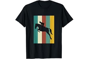FUNNY HORSE RIDING GIFTS FOR MEN, WOMEN & KIDS Maglietta da equitazione - Colori equestri retrò Maglietta
