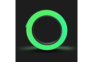 SONEER Fluorescent Tape, 10m × 15mm Waterproof Luminous Tape,Glow in the Dark Self-adhesive Tape Warning Tape Stage Supplies