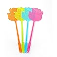 Turtuls Group Hand Shape Insect Killer Fly Swatter Multicolor Pack of-4