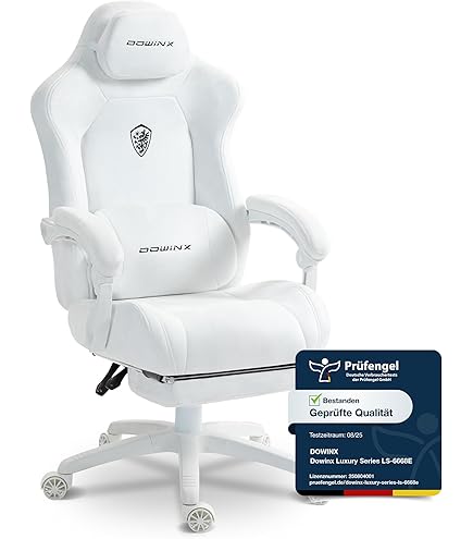 Dowinx Gamingstoel Met Voetensteun, Grote En Hoge Gamingstoel Voor Zware Mensen Computer Pc Gamerstoel Voor Volwassenen Met Massage
