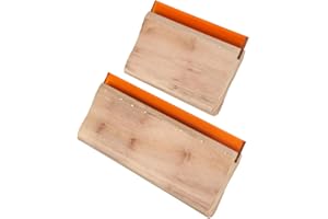 distincty 2 Stück Siebdruckrakel Holz-Siebdruck-Farbschaber für den Siebdruck