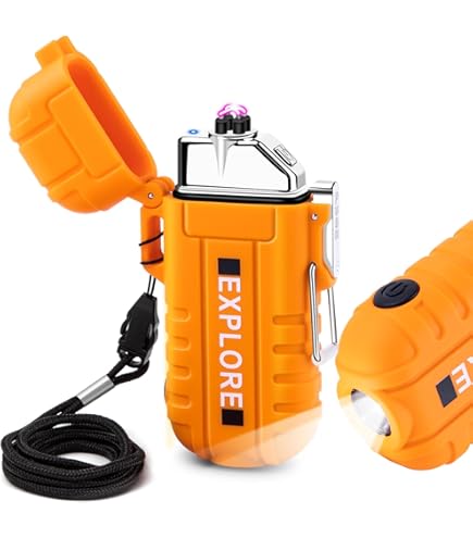Elektrische boogaansteker, 2-in-1, dubbele straalvlam, butaanaansteker, navulbaar, butaan, dubbele boog, elektrische aansteker, USB-oplaadbare aansteker, winddichte aansteker voor kaars, keuken