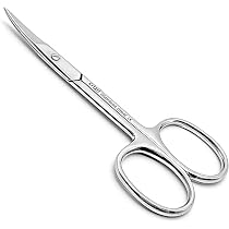YNR Nagelhautschere Aus Edelstahl – Gebogen, 10 Cm, Für Professionelle Maniküre & Pediküre