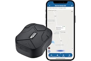 WINNES GPS Tracker Localizador GPS Coches Localizador Localizador GPS para Coche Tiempo Real Rastreador GPS Coche Seguimiento Vehiculos 150 Días de Espera con Fuerte Imán TK905B