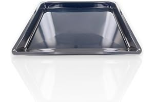 DL-pro Bandeja de horno 140024698023 esmaltada para hornos AEG Electrolux Progress Zanussi 466x385x38mm