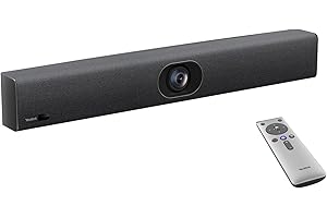 Yealink UVC40 E2 4K 30FPS USB Video Conference Room Camera Teams Zoom Certified,120° Wide Angle Webcam with 8 Microphones and Speakers, Audio and Video Conferencing System for Small and Huddle Rooms