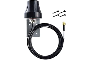 YILIANDUO Antenne 4G LTE MIMO Support de Montage extérieur Antenne Murale étanche Connecteur mâle SMA pour passerelle Hotspot Caméra de sécurité IoT